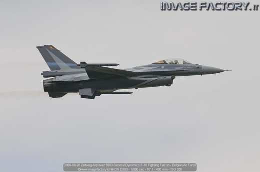 2009-06-26 Zeltweg Airpower 5883 General Dynamics F-16 Fighting Falcon - Belgian Air Force